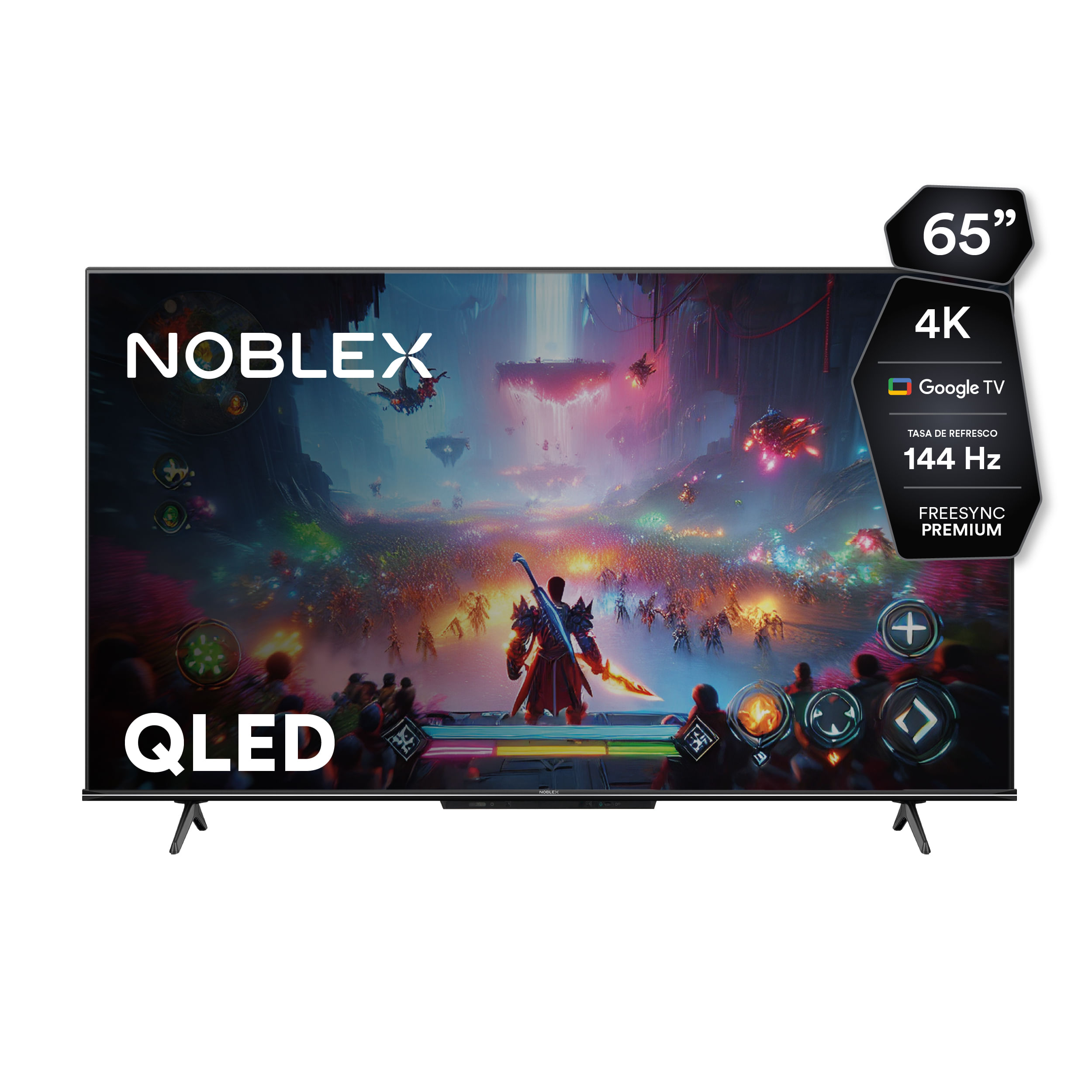Smart tv Noblex 65 Dq65x9600 Qled 4k Uhd Google